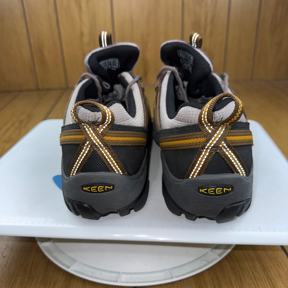 Keen Targhee II Waterproof Hiking Shoes Mens 10 Brown Leather Low Top Trail 0708 - Picture 8 of 16